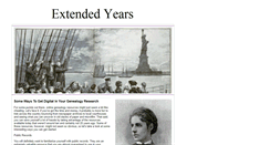 Desktop Screenshot of extendedyears.com